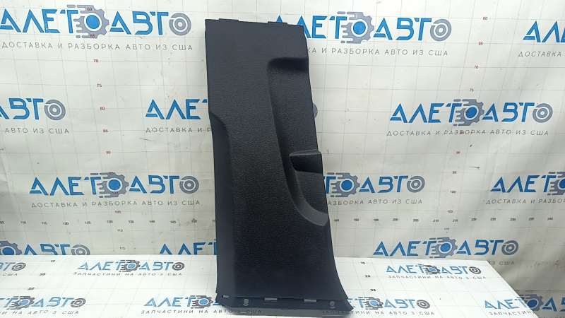 Lower left center pillar trim for Audi Q3 83A 19-25, black, scratches