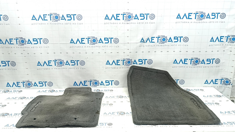 Set of floor mats for Toyota Prius 50, 16-22, gray cloth, dry-cleanable