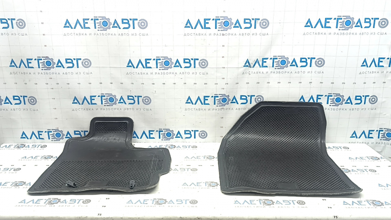 Set of floor mats for Toyota Prius 50, 16-22, gray cloth, dry-cleanable