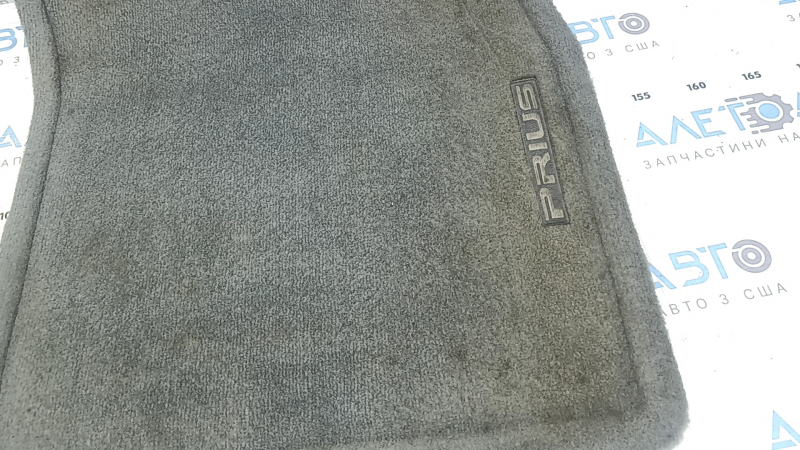 Set of floor mats for Toyota Prius 50, 16-22, gray cloth, dry-cleanable