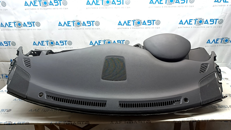 Torpedo front panel without AIRBAG Nissan Murano z52 15-18 black broken creased, scratched