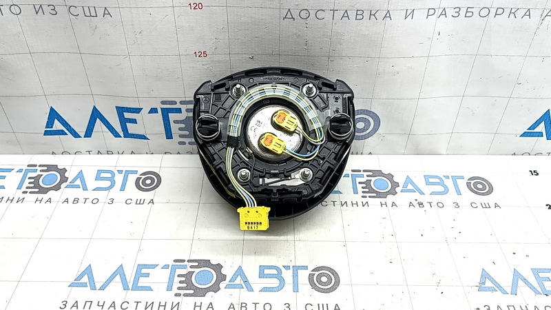 Airbag in the steering wheel, driver's side, Mercedes W213 E 300/400/43/63 17-18, black, worn
