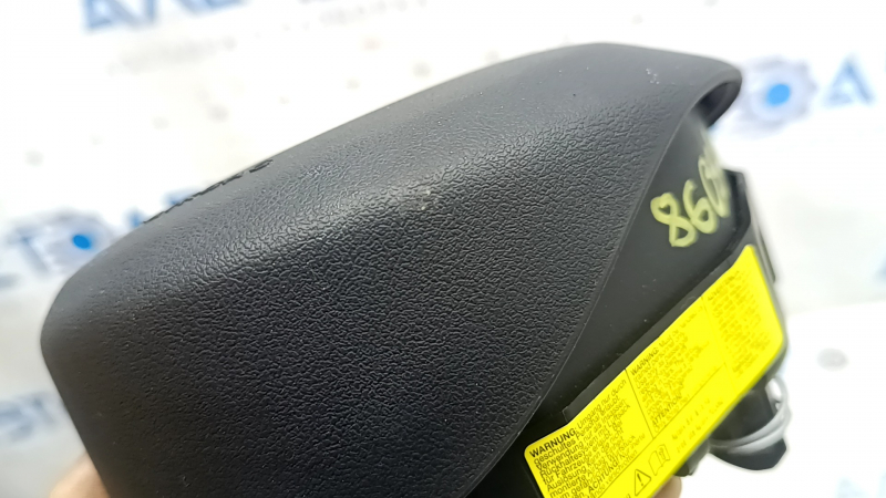 Airbag in the steering wheel, driver's side, Mercedes W213 E 300/400/43/63 17-18, black, worn