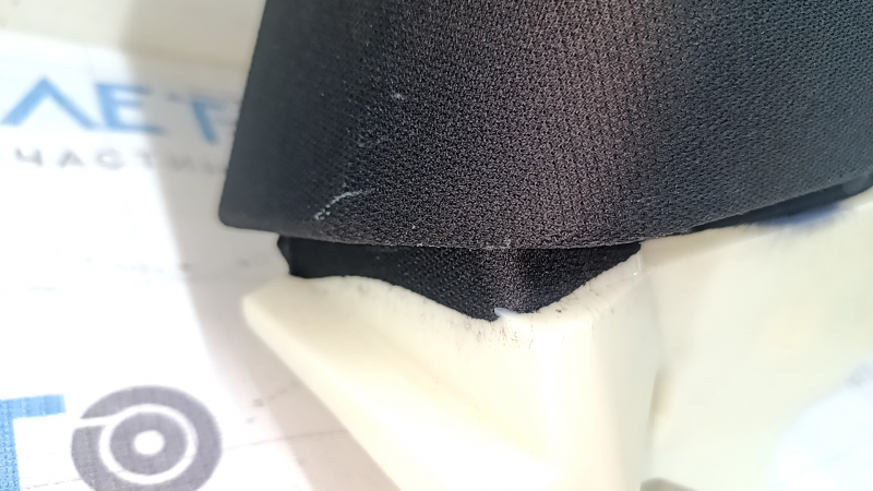 Left rear pillar trim for Audi Q7 16-23, black, scratches, worn