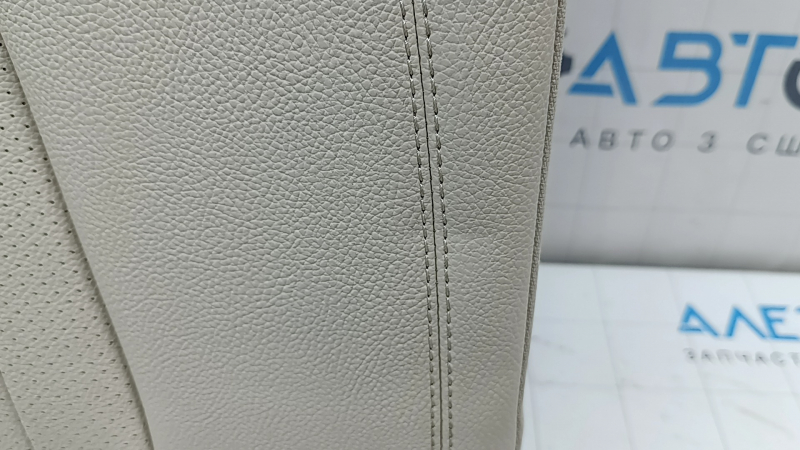 Right rear seat backrest for Mercedes W213 E 17-23, beige leather, ready to clean