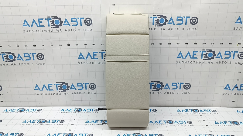 Rear seat armrest, 2nd row, complete, Mercedes W213 E 17-23, beige leather, dry-cleanable