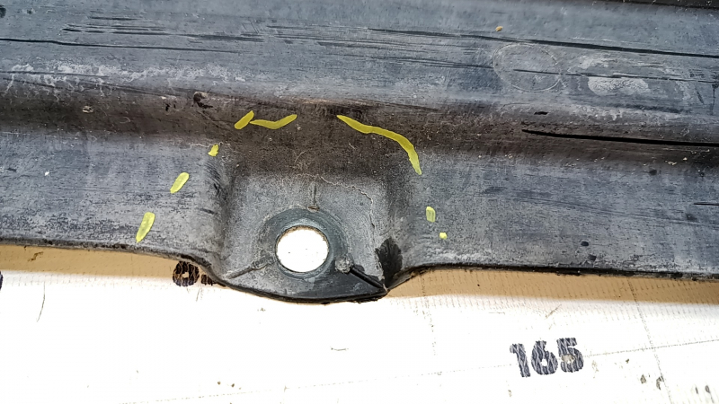 Right underbody protection for Mercedes W213 E 17-23, cracks and breaks