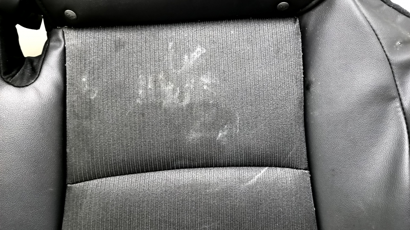 Rear seat cushion, 2nd row, Honda Accord 19-22, combination, leather + cloth, black, needs cleaning, wrinkled