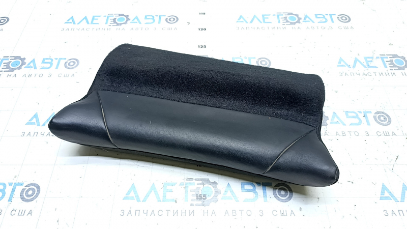 Lumbar support cushion for the driver's seat of the Jeep Cherokee KL 14-18, black leather