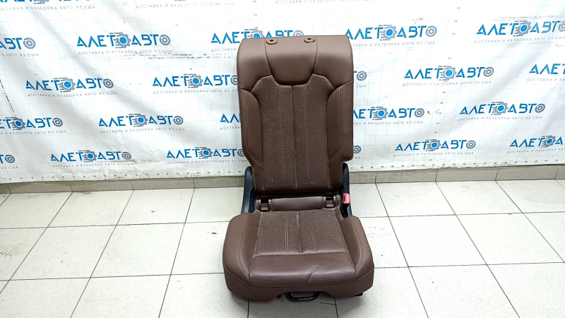 Rear seats, 2nd row, right, Audi Q5 80A 18-20, brown leather, perforated, Sport, dented leather, dry cleanable