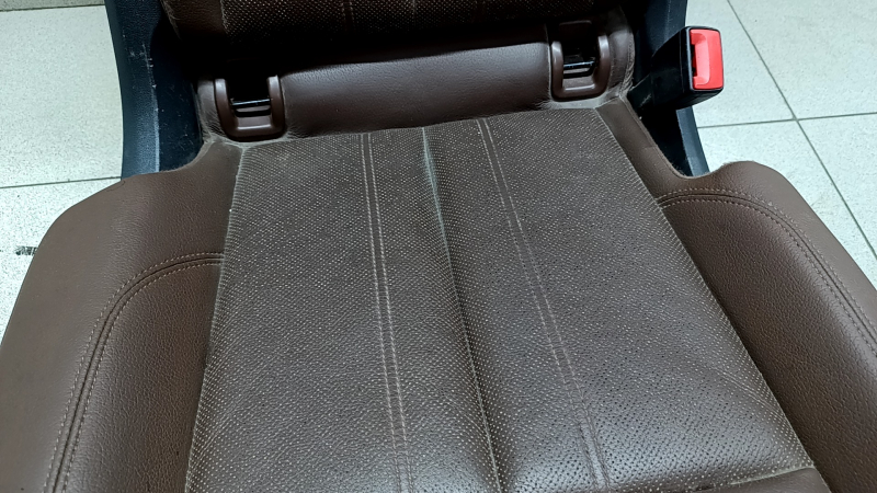 Rear seats, 2nd row, right, Audi Q5 80A 18-20, brown leather, perforated, Sport, dented leather, dry cleanable