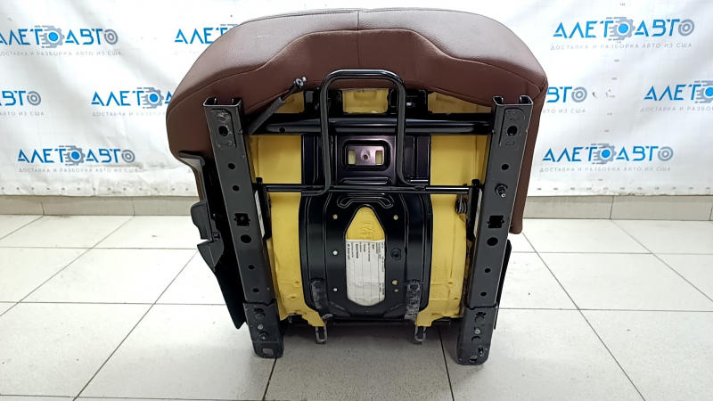 Rear seats, 2nd row, right, Audi Q5 80A 18-20, brown leather, perforated, Sport, dented leather, dry cleanable