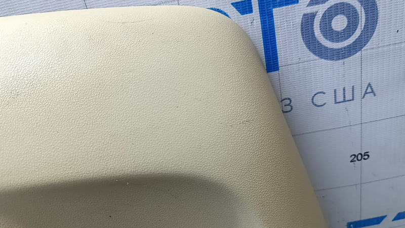 Rear passenger seat trim for Toyota Avalon 2013-2018, beige, scratches, needs cleaning