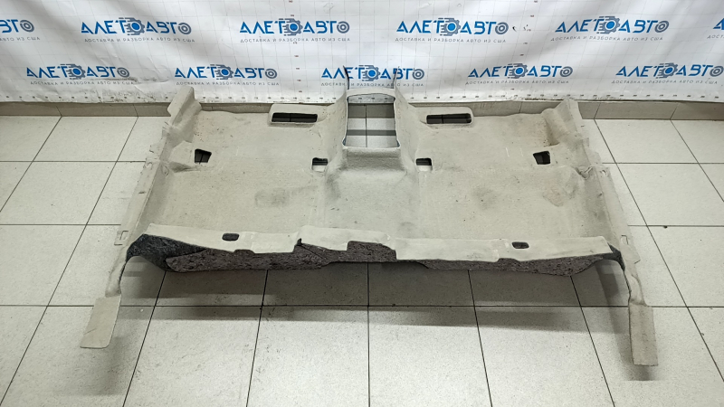 Second-row floor covering for Toyota Camry v50 12-14 USA beige, dry-cleanable