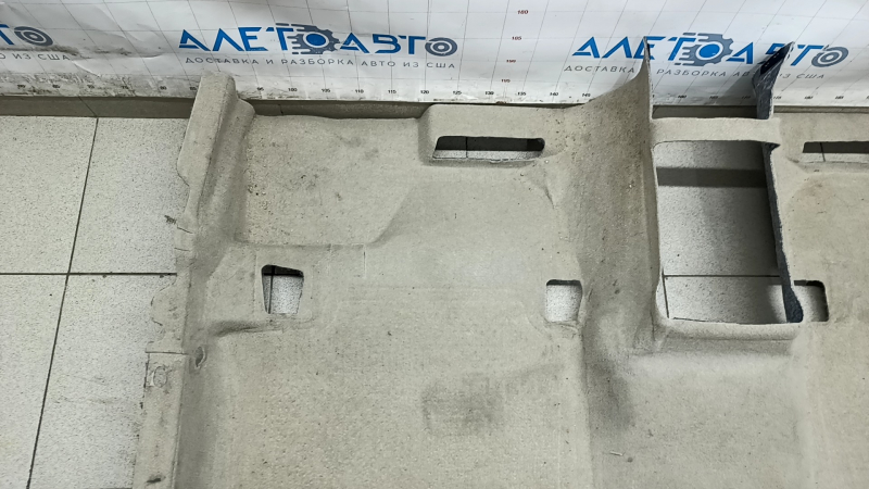 Second-row floor covering for Toyota Camry v50 12-14 USA beige, dry-cleanable