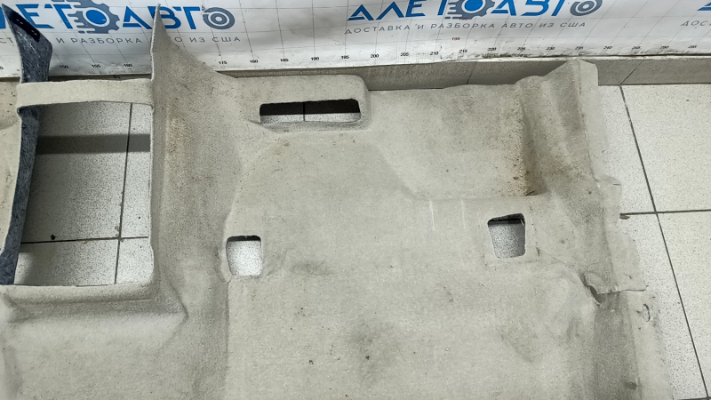 Second-row floor covering for Toyota Camry v50 12-14 USA beige, dry-cleanable
