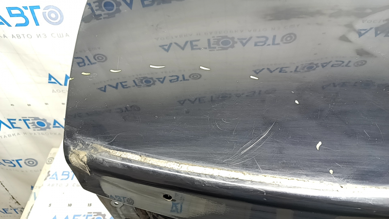 Toyota Camry V50 12-14 USA XLE trunk lid, black 218, under spoiler, scratches