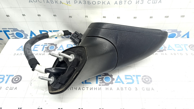 Right side mirror assembly for Ford Fusion mk5 19-20, 5 pins, heated, BSM, blue, scratches