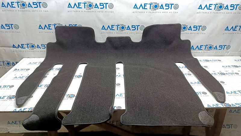 Tesla Model X 16-21 Black Rear Seat Mat, 7-seater