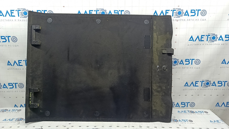 Trunk floor for BMW 3 Series F30 4D 12-18 black, suitable for mesh, first aid kit, and dry cleaning