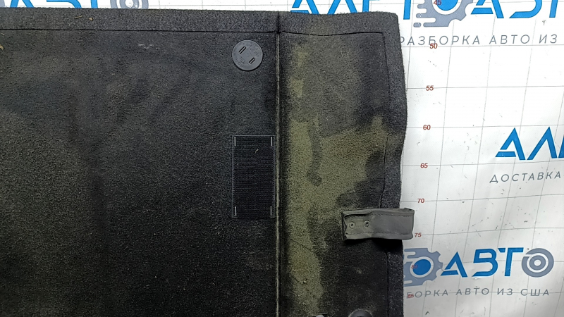 Trunk floor for BMW 3 Series F30 4D 12-18 black, suitable for mesh, first aid kit, and dry cleaning