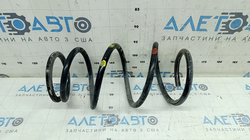 Front right spring for Toyota Camry V50 12-14 USA hybrid, stiffness 2, yellow, red