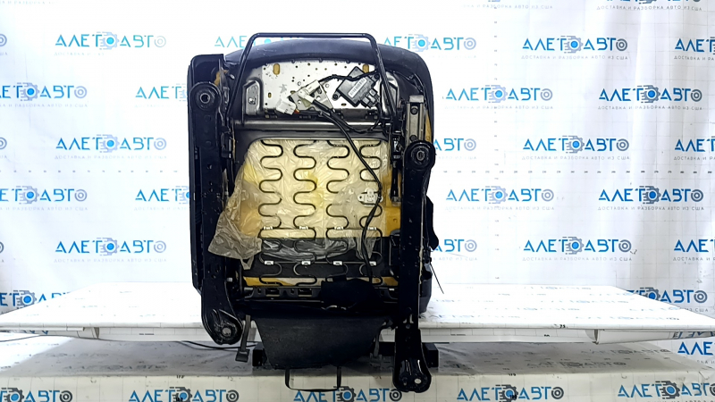 Passenger seat Nissan Leaf 13-13 without airbag, mechanic, cloth black, without headrests, for cleaning