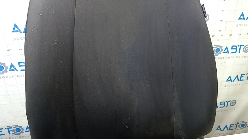 Driver's seat Nissan Versa 12-15 usa without airbag, mechanical, cloth black, dirty