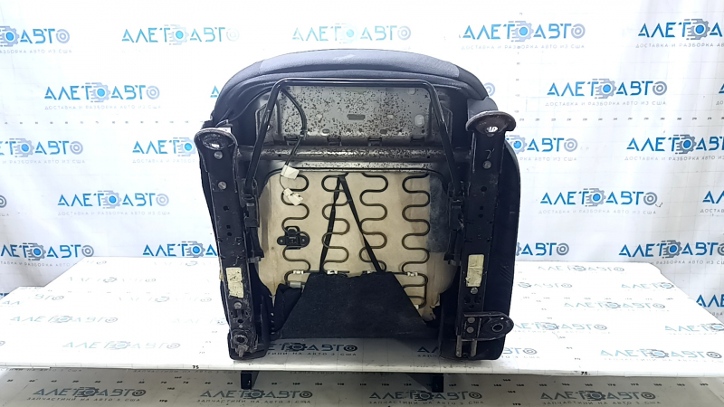 Driver's seat Nissan Versa 12-15 usa without airbag, mechanical, cloth black, dirty