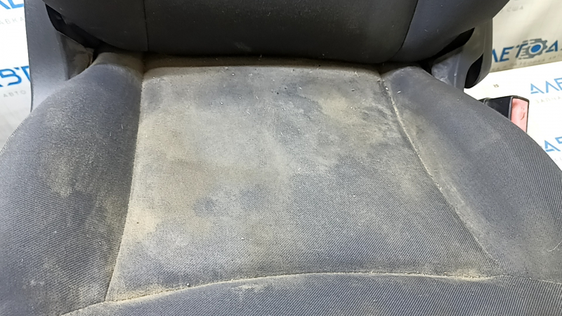 Passenger seat Fiat 500 12-13 without airbag, mechanical, leather-cloth black-gray