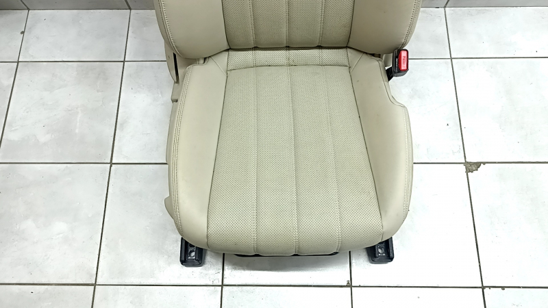 Mazda 6 18-21 passenger seat without airbag, manual, beige leather, perforated, heated, cleanable