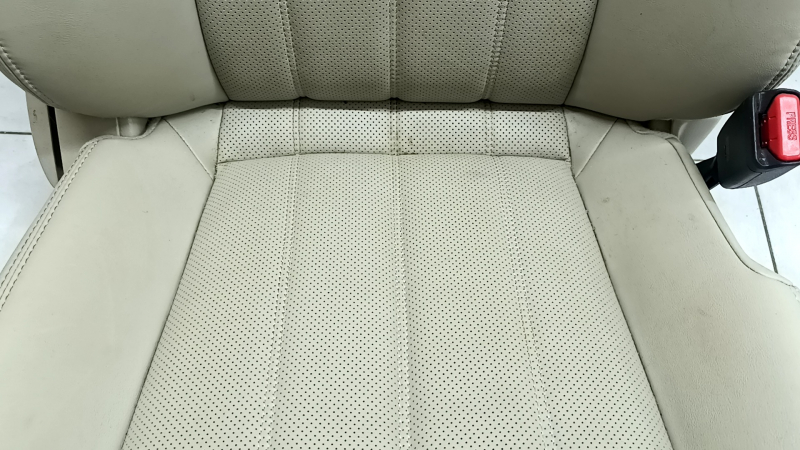 Mazda 6 18-21 passenger seat without airbag, manual, beige leather, perforated, heated, cleanable