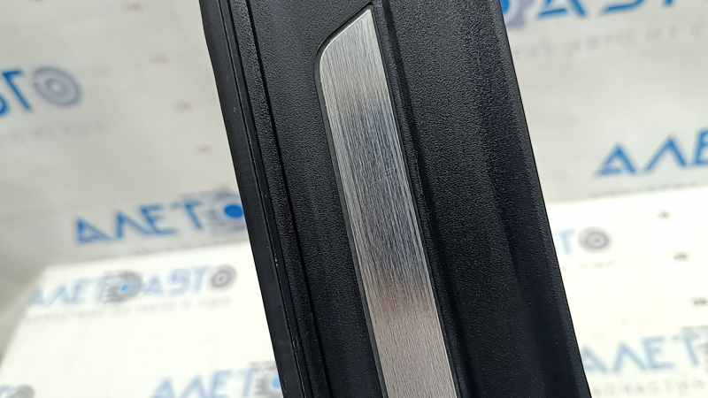Outer rear left door sill trim for BMW 5 Series F10 11-16, black, scratches