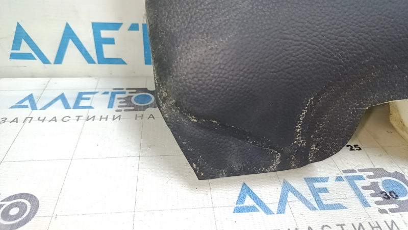 Right rear seat side trim for Mercedes C-class W205 15-21, dark gray leather, dry-cleanable, dented, corrosion