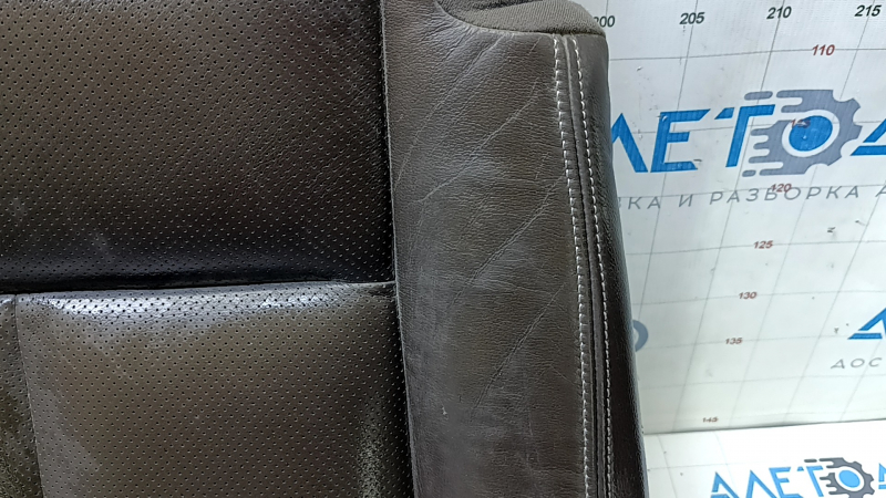 Nissan Murano z52 15-24 driver's seat cushion trim, brown leather, perforated, heated, wrinkled