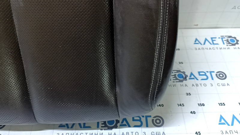 Nissan Murano z52 15-24 driver's seat cushion trim, brown leather, perforated, heated, wrinkled