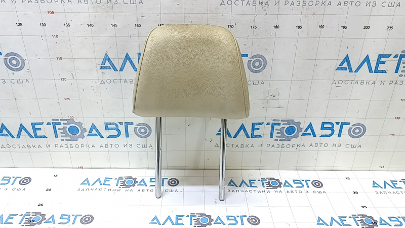 Passenger seat headrest for VW Passat b7 12-15 USA, beige leather, dry-cleanable