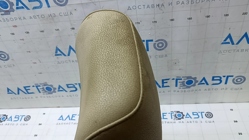 Passenger seat headrest for VW Passat b7 12-15 USA, beige leather, dry-cleanable