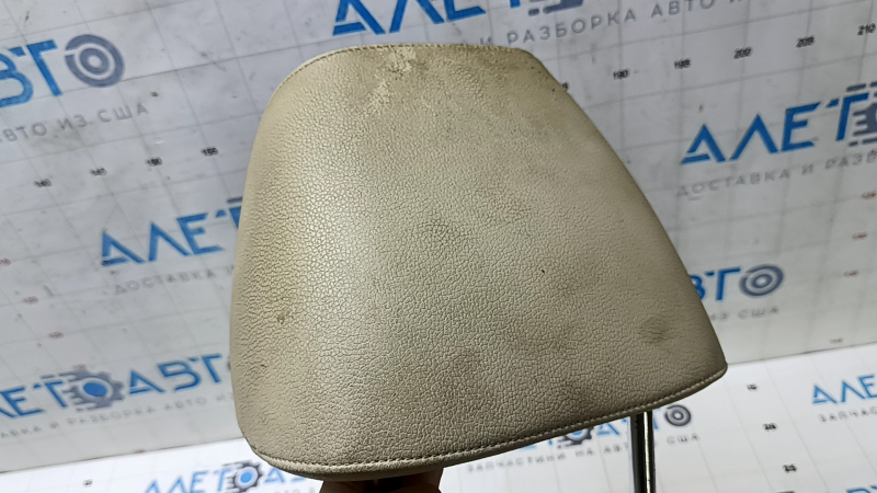 Passenger seat headrest for VW Passat b7 12-15 USA, beige leather, dry-cleanable