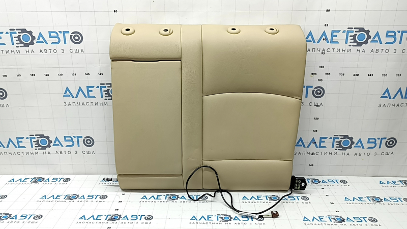 BMW 5 F10 14-16 rear left seat back, beige Venetobeige leather, worn armrest, dents on the leather, dry cleanable