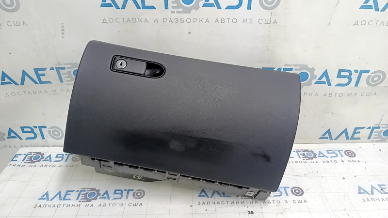 Mercedes C-class W205 15-21 black glove compartment, 2 parts, scratches, water contact