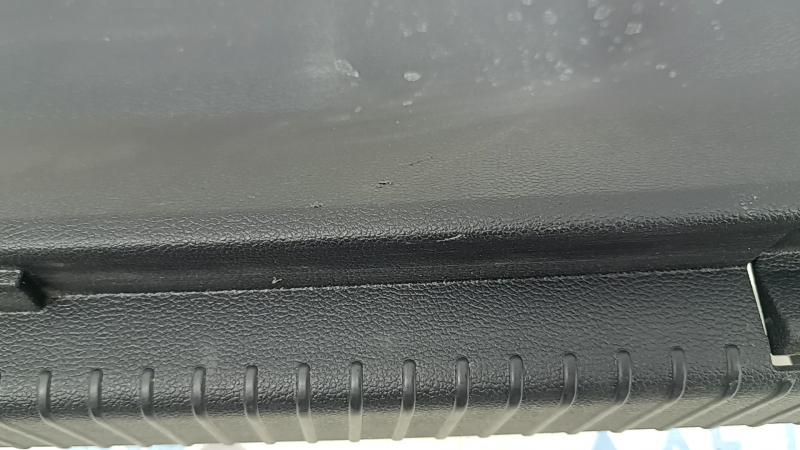 VW Atlas 18-25 trunk opening trim, black, scratched, worn
