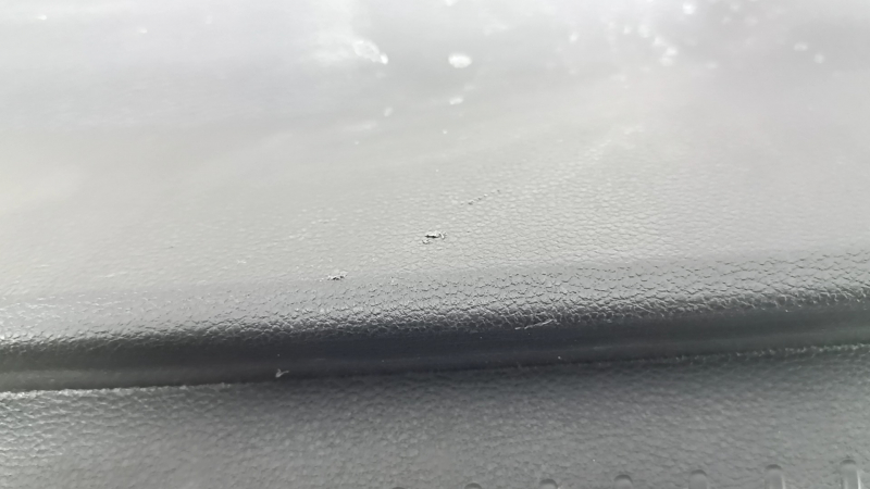 VW Atlas 18-25 trunk opening trim, black, scratched, worn