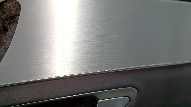Door trim card front right Mercedes C-class W205 19-21 dark gray leather, Burmester, dark gray leather insert, dark gray leather armrest, gray molding, with handle, contact with water, under
