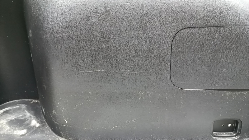 Left arch trim for Kia Niro 17-18 HEV, PHEV, black, under the curtain, without a subwoofer, without the upper plug, with the front plug, scratches