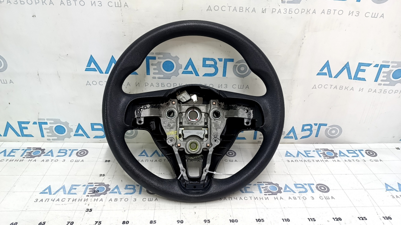 Kia Niro 17-19 HEV steering wheel, PHEV rubber, black, without buttons and trim, worn