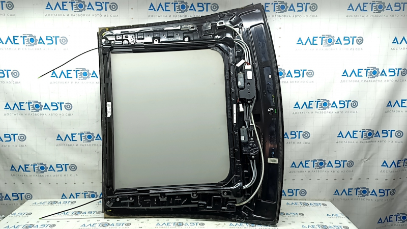 Mercedes C-class W205 15-18 front panoramic view, black curtain, scratches