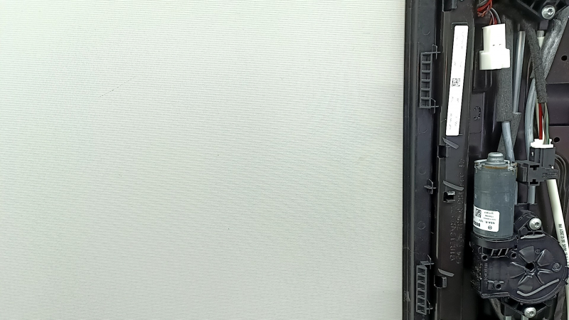 Mercedes C-class W205 15-18 front panoramic view, black curtain, scratches