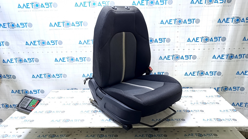 Hyundai Sonata 20-22 passenger seat without airbag, mechanical, black and gray cloth