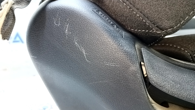 Hyundai Sonata 20-22 passenger seat without airbag, mechanical, black and gray cloth